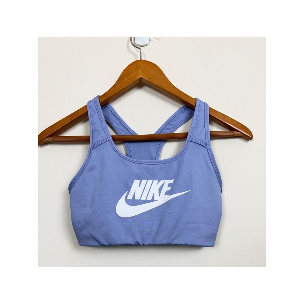 Nike Sports Bra Womens Small Purple Dri-FIT Racerback Athletic - Picture 1 of 7